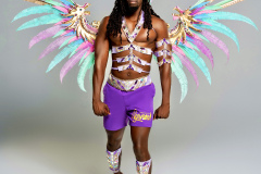Male- Head pc, chest pc, belt with shorts, arm pcs, leg pcs and medium backpack.
