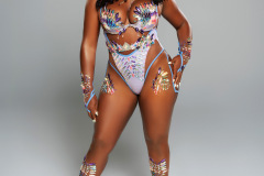 Standard accessories - Headband , padded bra, gem high waist bikini , necklace, lower arm pcs, upper leg pcs and lower leg pcs .