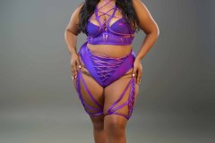  Alternative wear Leela - padded bra , high waist bottom ,leg pcs and  head scarf.